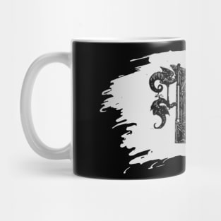 Gothic letter L – Alphabet typography Mug